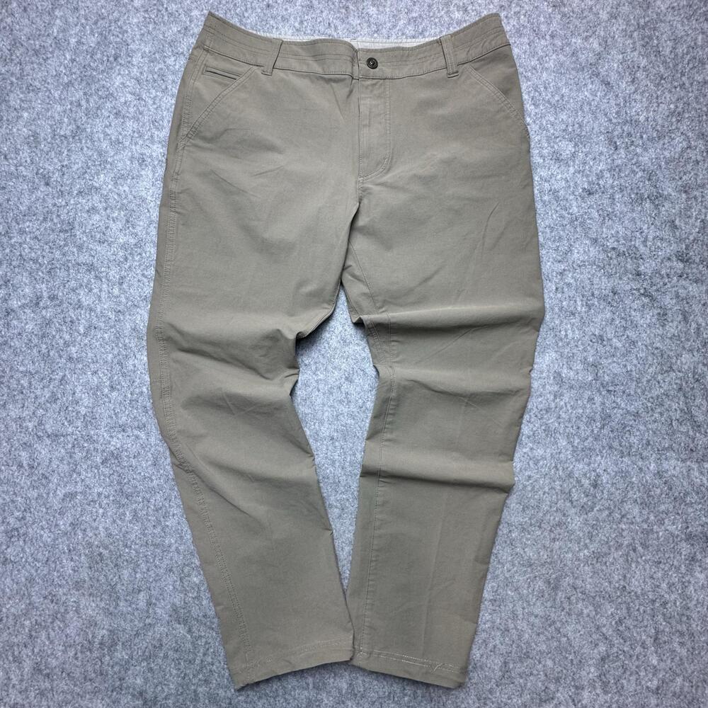 Kuhl Cargo Pants Mens 36x32 Beige Relaxed Fit Straight Leg Hiking Travel